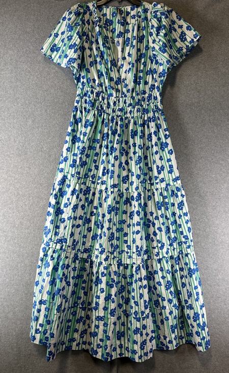 Anthropologie Dresses & Skirts - Anthropologie The Sommerset Maxi Dress Size Small Floral Green Blue